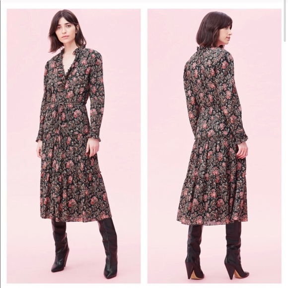 La vie rebecca Taylor chouette midi dress - Picture 2 of 4